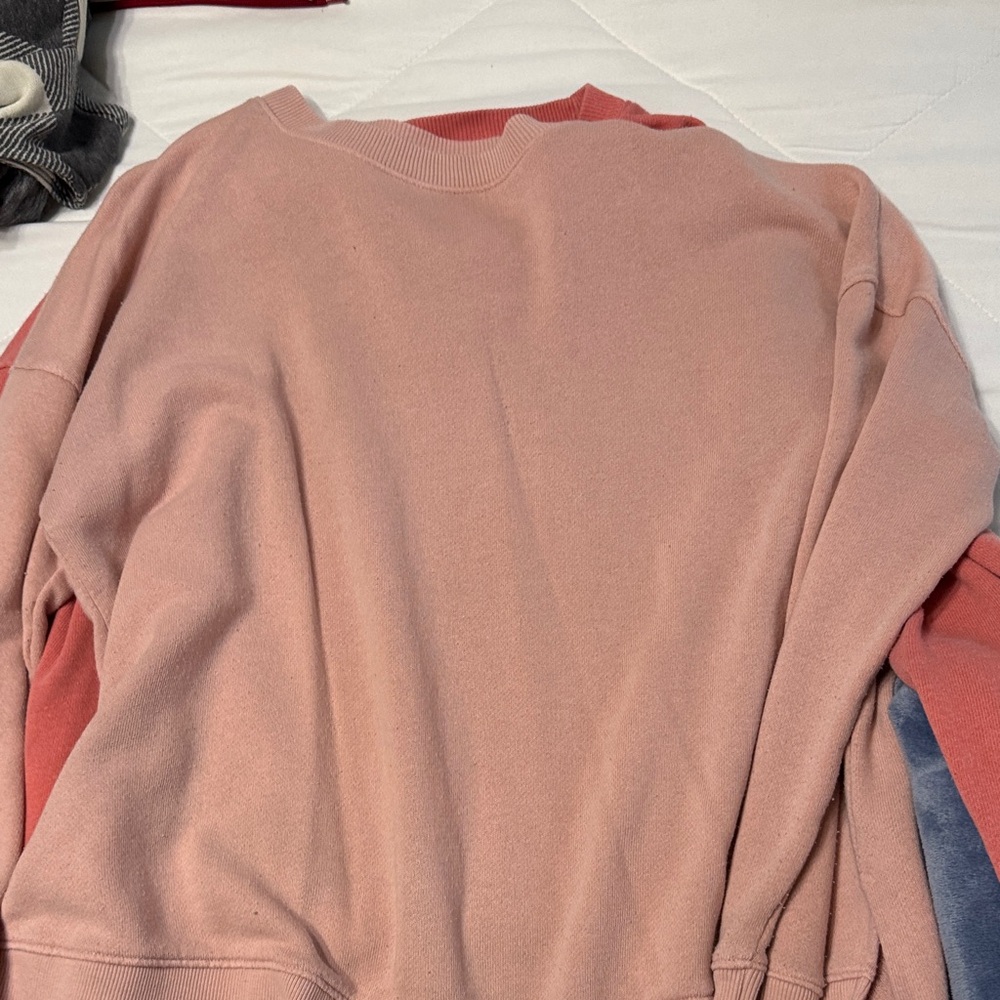 Women's Sweater Set - Red, Pink, and Blue - Picture 4 of 6